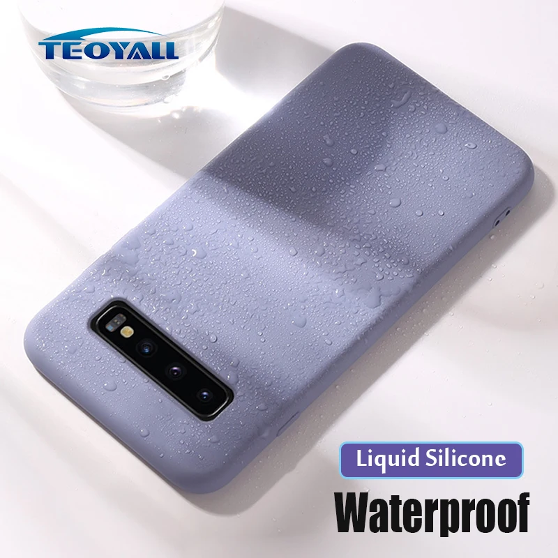 Водонепроницаемый чехол для Samsung S10e S9 S8 Galaxy Note 8 9 S10 Lite протектор Мягкий жидкий