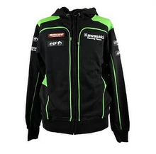 Novo! 2017 dos homens roupas de algodão 100% para a Kawasaki MotoGP equipe moletom com capuz jersey motocicleta jaqueta de desportos de inverno
