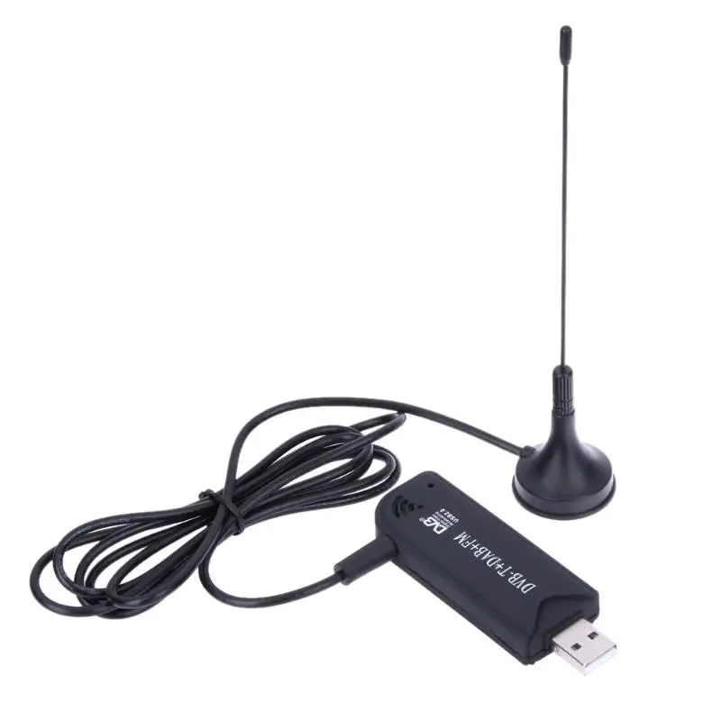 ALLOYSEED высокое качество USB2.0 цифровой сигнал DVB-T SDR+ DAB+ FM tv тюнер ресивер SDR ТВ палка RTL2832U+ FC0012