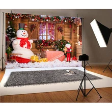 *#Best Price Photo Studio Backdrop Background Christmas Snowman And Snow Ground Kids Pictures Photocall XT-7370 *#Best Price Photo Studio Backdrop Background Christmas Snowman And Snow Ground Kids Pictures Photocall XT-7370