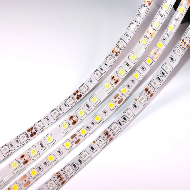 

Super Bright RGB Led Strip Light 5050 SMD 60Led/M DC12V diode Tape Flexible Light double PCB Waterproof String Ribbon lamp 1-5m