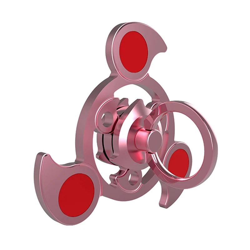 

Fingertip Gyro Hand Anxiety Stress Relief Toys Three Leaf Stent Decompression Fidget spinner Copper EDC Tool Fidget Spinner