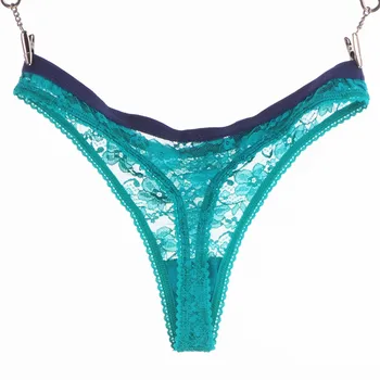 

2PCS [US Size]Women Transparent Lace G-String Thongs Plus Size Sexy Underwear Briefs Ladies Panties Thong