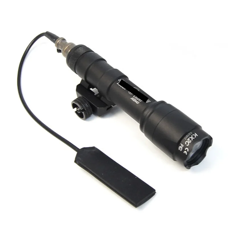 Rifle de Caça Softair Tactical Lanterna Luz Olheiro Lâmpada Arma Airsoft Militar M600c Led 12 Softair M600C Tactical Lanterna LED Luz Olheiro