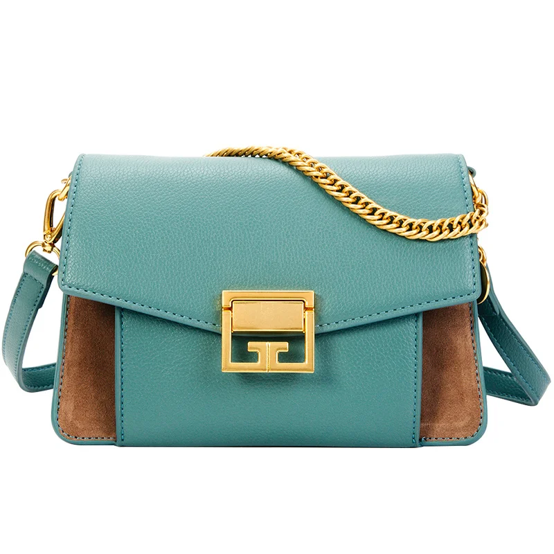 

2018 Autumn Winter New Style Real Organ, Single Shoulder, Cross Bag Chain, Handbag.