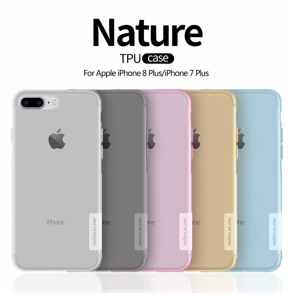 حقيبة لهاتف أي فون 8 NILLKIN رقيقة جدا شفافة الطبيعة TPU حالة ل أبل iphone 8 7 7 زائد 8 زائد زائد واضح لينة الغلاف الخلفي حالة حقيبة لهاتف أي فون 8 NILLKIN رقيقة جدا شفافة الطبيعة TPU حالة ل أبل iphone 8 7 7 زائد 8 زائد زائد واضح لينة الغلاف الخلفي حالة