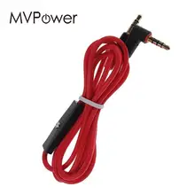 3,5 мм штекер-штекер аудио Aux кабель l-разъем поддержка микрофона Замена наушников Аксессуары для iPhone iPod и другие наушники