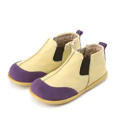 Tipsietoes Новинка 2018 года зимняя детская обувь кожаные ботинки «Мартенс» детские зимние сапоги бренд резиновые ботинки для девочек модные