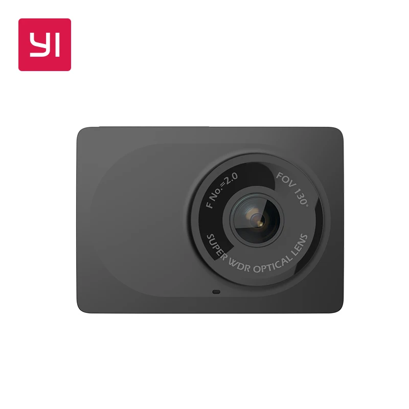 YI Compact Dash Camera 1080p Full HD Car Dashboard Camera with 2.7 inch LCD Screen 130 WDR Lens G-Sensor Night Vision Black