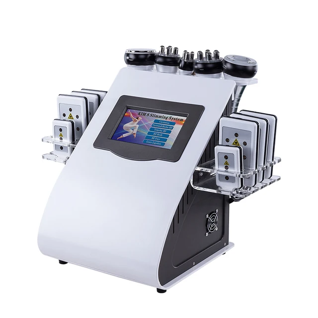 New Model 40k Ultrasonic Liposuction Cavitation 8 Pads LLLT Lipo Laser Slimming Machine Vacuum RF Skin Care Salon Spa Equipment 6