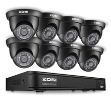 ZOSI 8CH CCTV System Set 1080N TVI DVR 8PCS 1280TVL IR Outdoor Security Camera System 8 Channel Video Surveillance Kit
