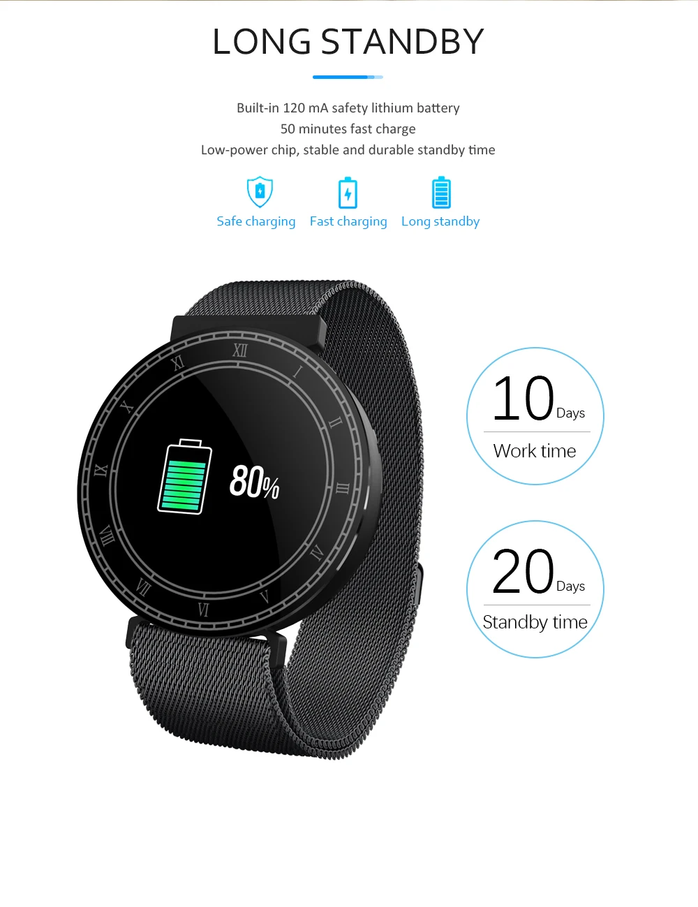 

H1 New Smart Watch Wristband Supports Blood Pressure Heart Rate Oxygen Sleep Monitor Smart Band Android and IOS Mobile Phones