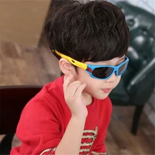 Брендовые супер легкие Детские поляризованные солнцезащитные очки детские спортивные солнцезащитные очки UV400 защита открытый безопасный резиновый Oculos