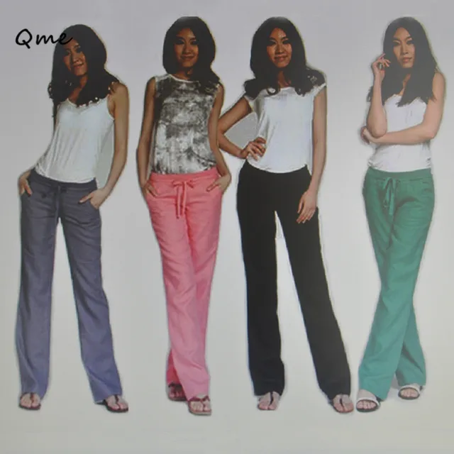 Trousers women pants linen plus size women clothing