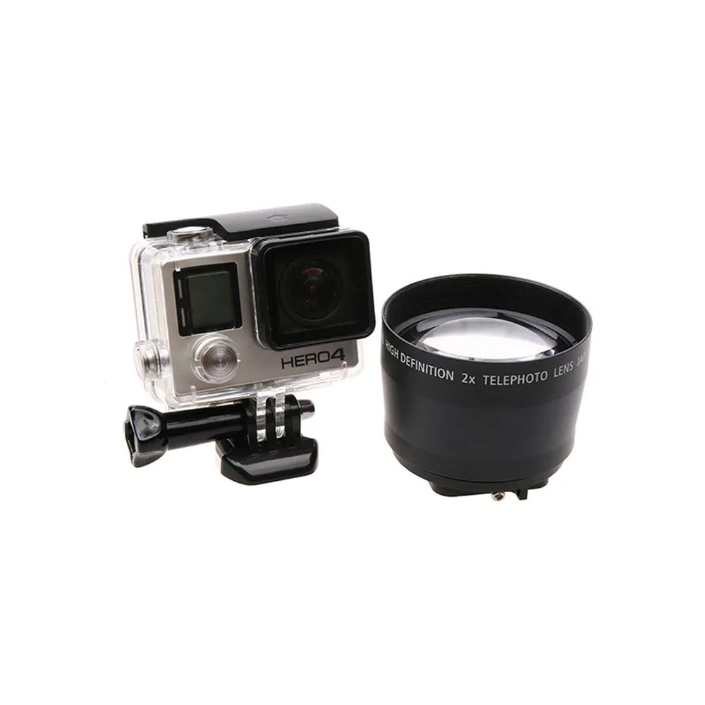 Объектив JINSERTA 52 мм с зумом для цифровой камеры Gopro аксессуары зеркальной 2 2x зум