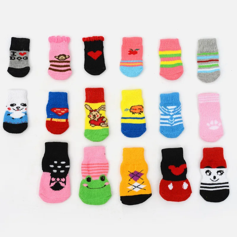 4 шт. нескользящие носки из мягкого хлопка с рисунком животных|socks cute|socks for small