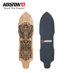 KOSTON pro longboard палубы с 9ply канадский клен ламинированные, 36 дюймов длинные скейтборд палубы для скоростного спуска цели