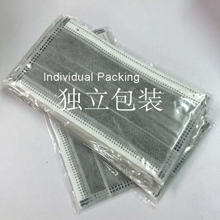

10 pcs mouth-muffle carbon mask Flu Disposable Medical Industry Dust 4 layer