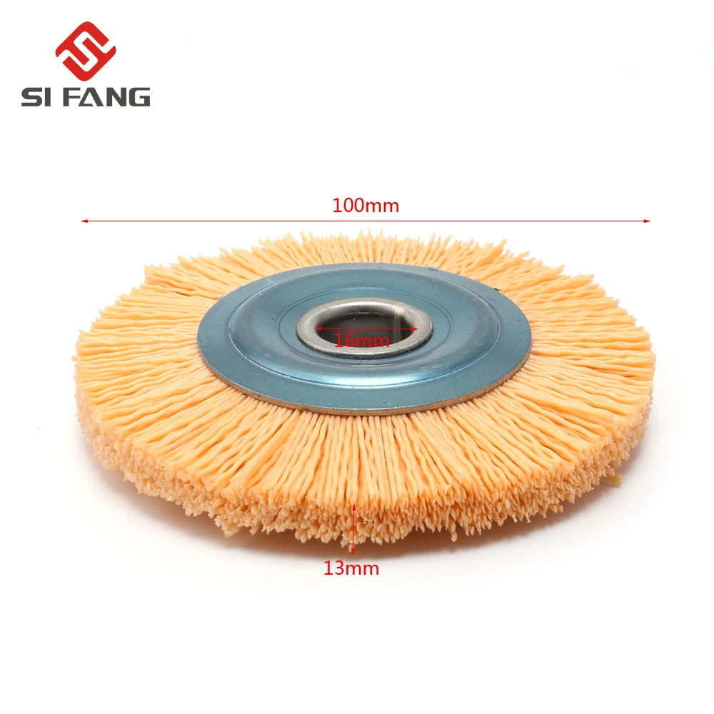de náilon 16mm diâmetro furo polonês moedor banco 240 grit