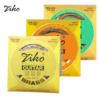 

wholesale 10 sets DCZ-010 acoustic guitar strings ,the Round Wound guitar strings, extra light 010-047