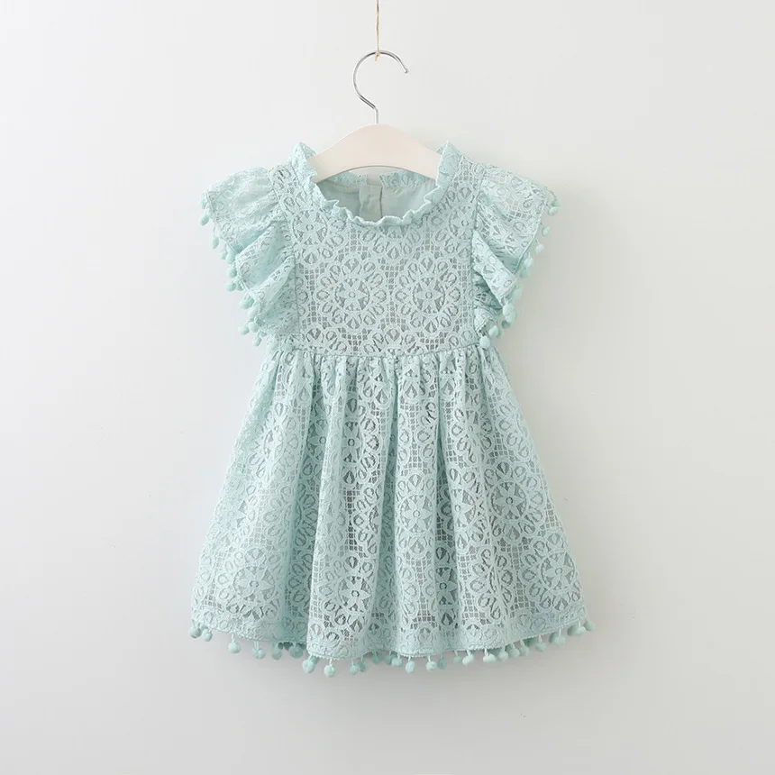 Baby Girls Dress Summer Beach Style kids lace Dresses For