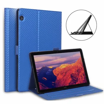 

Case for Huawei Mediapad T5 10 AGS2-W09/L09/L03/W19 10.1" Business Leather Tablet Support stand Cover with Card Solt + PEN