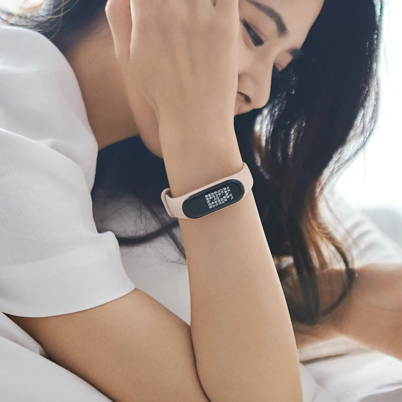  Original Xiaomi Mi Band 4 Strap Wine-red Special Pink Limited Edition TPU Soft Bracelet for Xiaomi  - 4000023504993