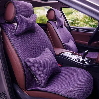 

Yuzhe Linen car seat cover For Mitsubishi Lancer Outlander Pajero Eclipse Zinger Verada asx I200 car accessories styling cushion
