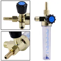 Металл 1/4pt 7 мм Барб 0,15 МПа расходомер газа аргона Ar/co2 регулятор сварки