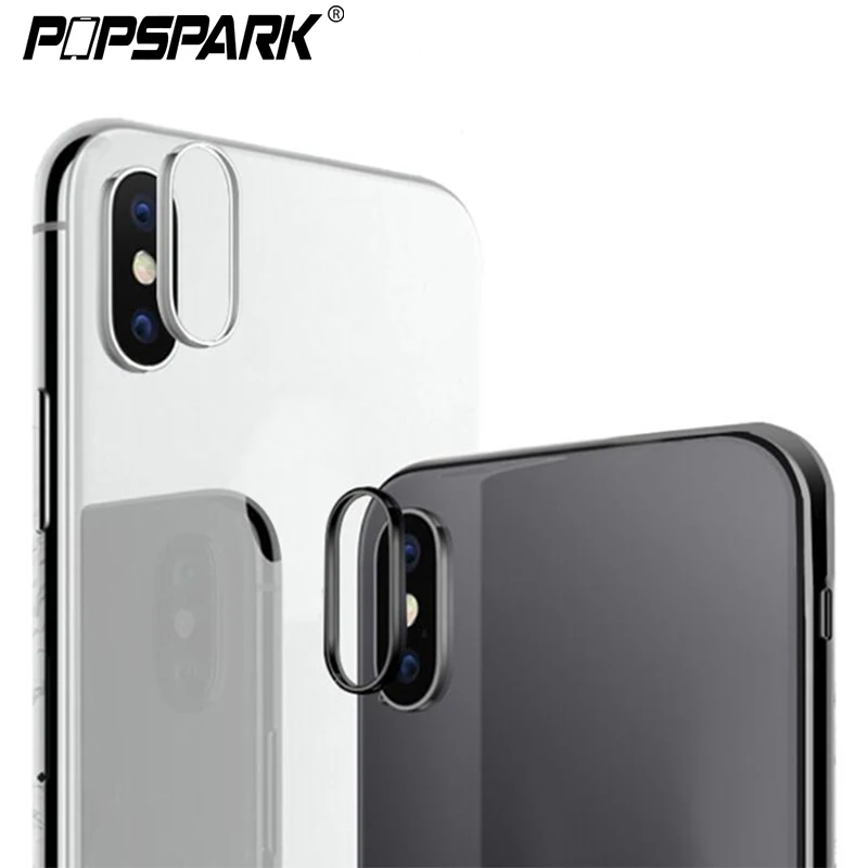 

For iPhone X Camera Lens Protector Ring Plating Aluminum for iPhone 7 8 6 6S Plus XR XS Max Camera Case Cover Ring Accessories