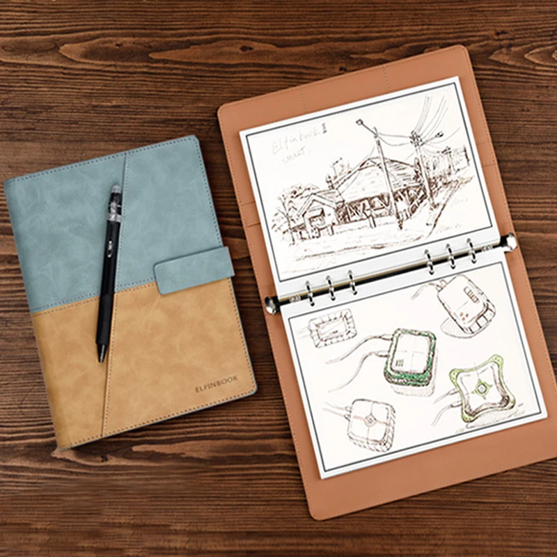 

Business Smart Reusable Erasable Loose-leaf office Cortex Spiral Notebook coil 6 Holes Notepad Agenda Drawing binder Gift