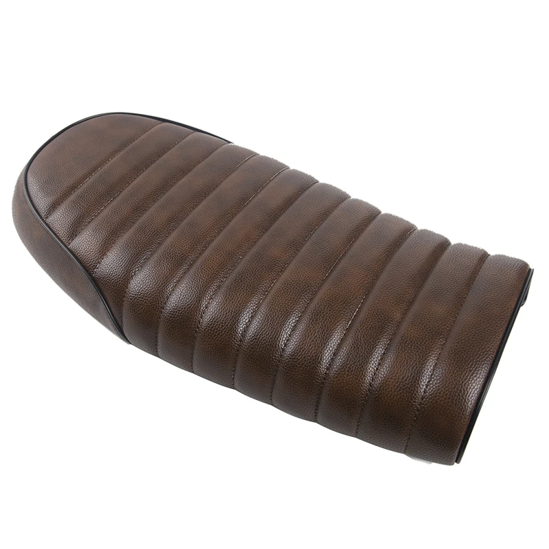 

Motorcycle Seat Cushion Hump Custom Seat Refit Flat Vintage Cushion Saddle Black/Brown For Honda CB CL Retro Cafe Racer