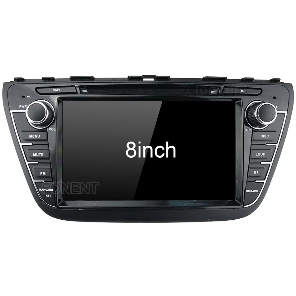 Cheap For Suzuki SX4 S-Cross 2013 2014 2015 2016 Car 8" IPS Android DVD Multimedia Auto Radio Stereo GPS Navigation Audio USB TMPS DVR 1