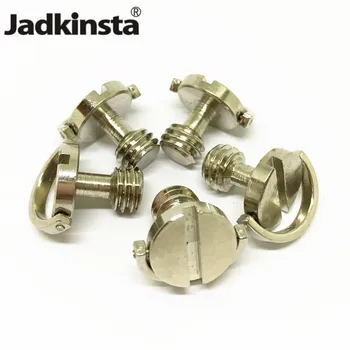 

Jadkinsta 50PCS Captive 3/8" Folding D-Ring Adapter Hanging Screw Cam Tripod Monopod for Quick Release Plate and Camera