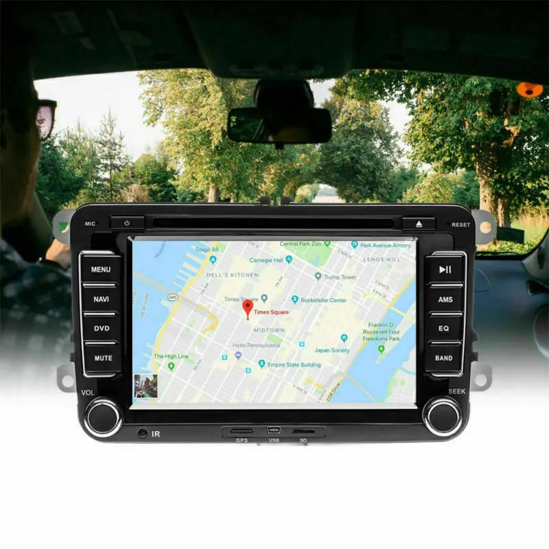 Discount 7 "Car Radio 2 Din Bt Gps Navigation Radio Player For Volkswagen Vw Passat Golfpolo + Rear View Camera Satellite Navi Dvd Usb 6