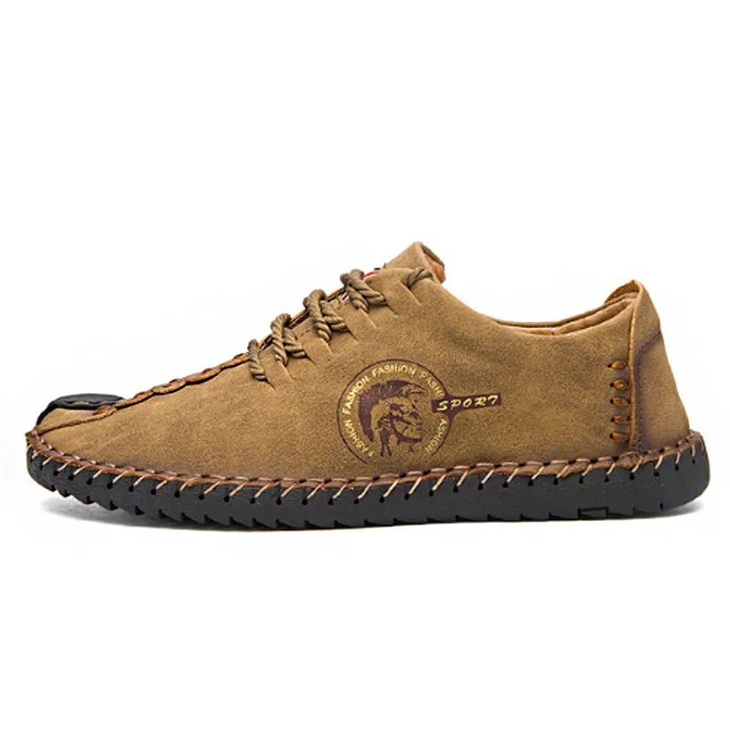 

2018 New Comfortable Big size 38-48 Casual Shoes Loafers Men Shoes Quality Split Leather Shoes Men Flats Moccasins Shoes Hot