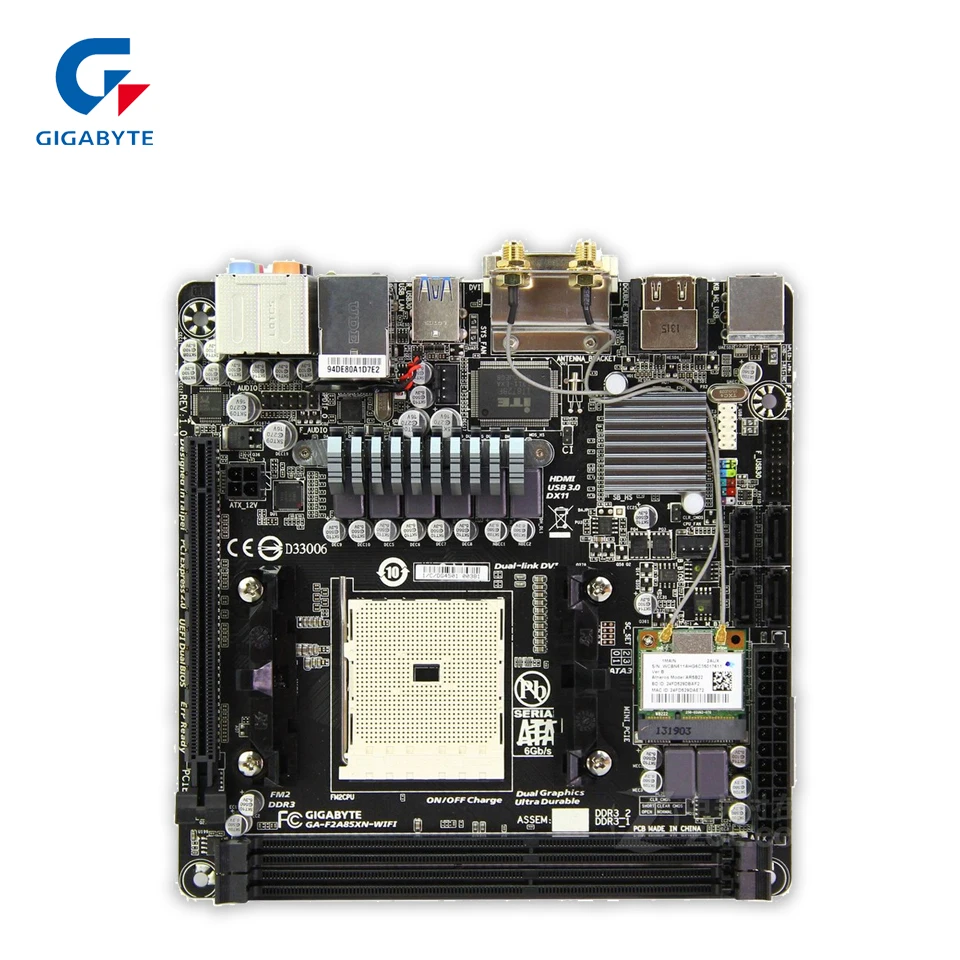 Original Gigabyte GA F2A85XN WIFI Desktop Motherboard