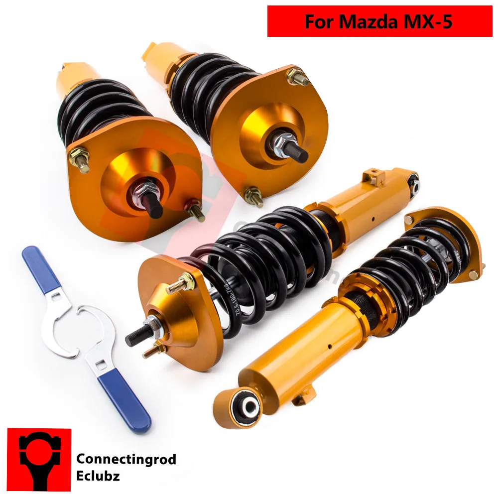 Coil Spring Struts For Mazda Miata MX5 MX 5 NA NB 1989 2005 Non Adj