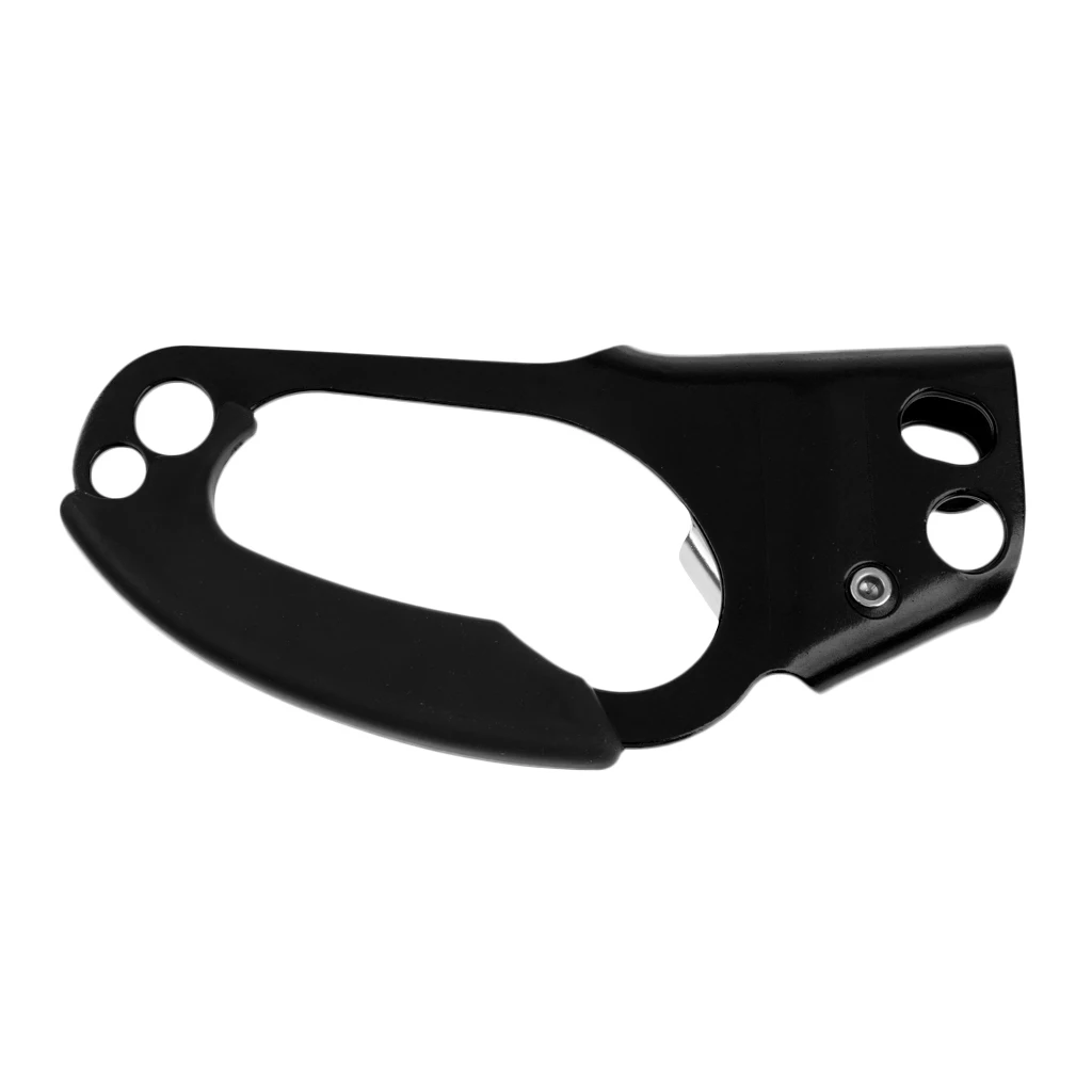 Tree Rock Climbing Hand Ascender Riser 8-13mm Rope Clamp Black Left Hand for Mountaineer Rescue Survival Camping Hiking Access