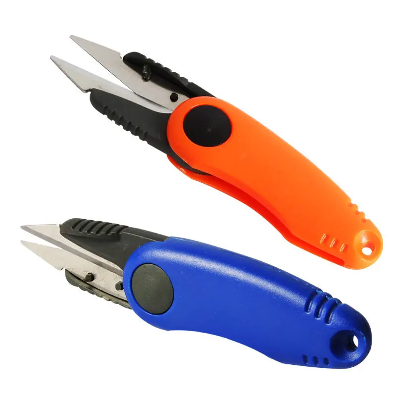 

Outdoor Rope Scissors Line Cut Clipper Multi-purpose Fishing Tackle Fold Line Scissor Shrimp-Shaped