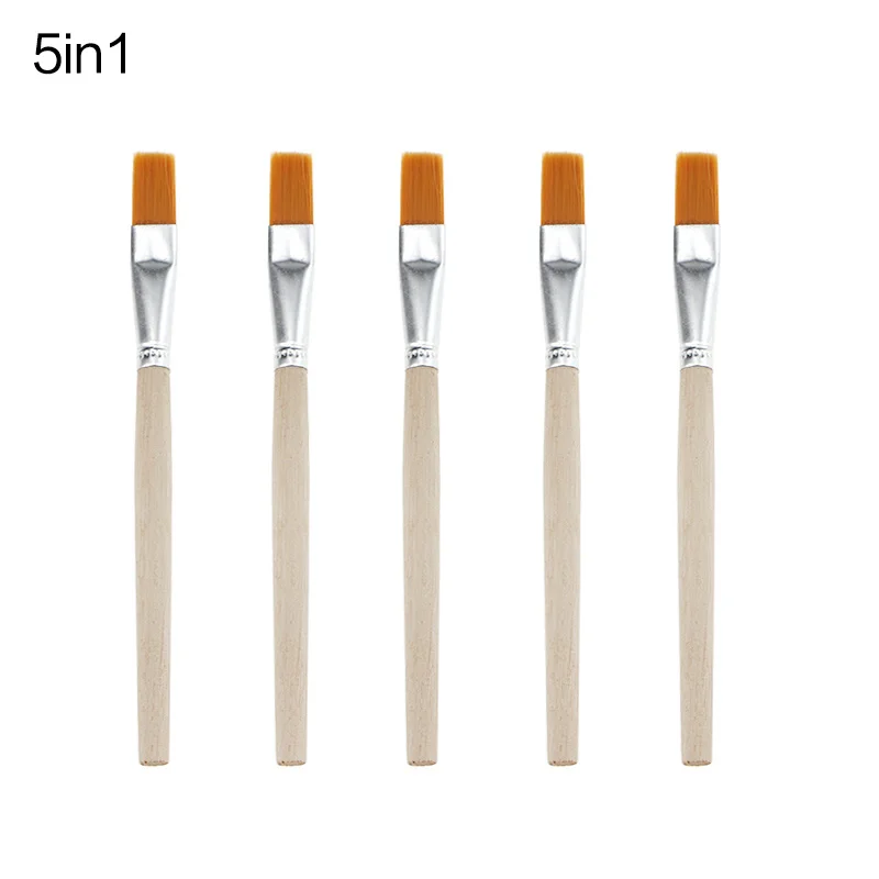 

UANME 5 pcs Repair Clean Tools Soft Dust Cleaning Brush with Wooden Handle for Mobile Phone Tablet Laptop PC