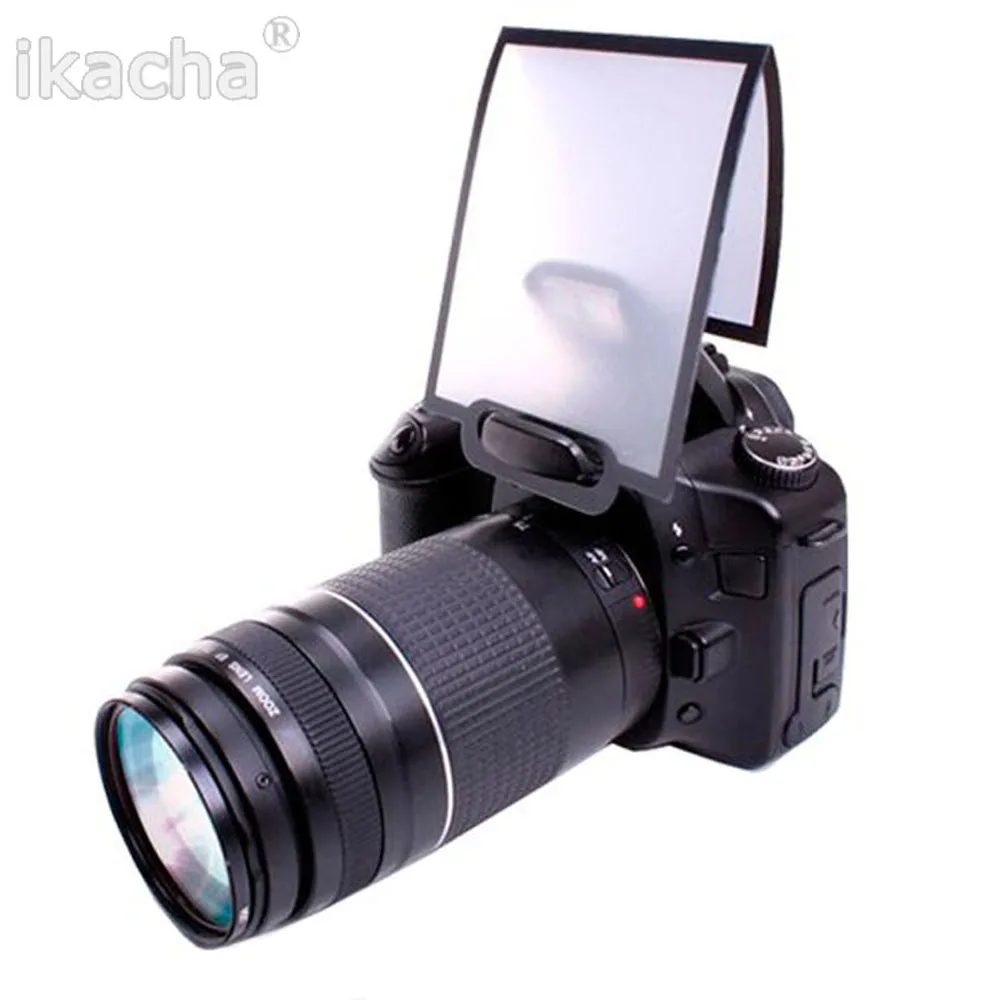 

Worldwide Camera Flash Diffuser Softbox Black Clear Reflector for Canon Nikon Yongnuo Speedlite