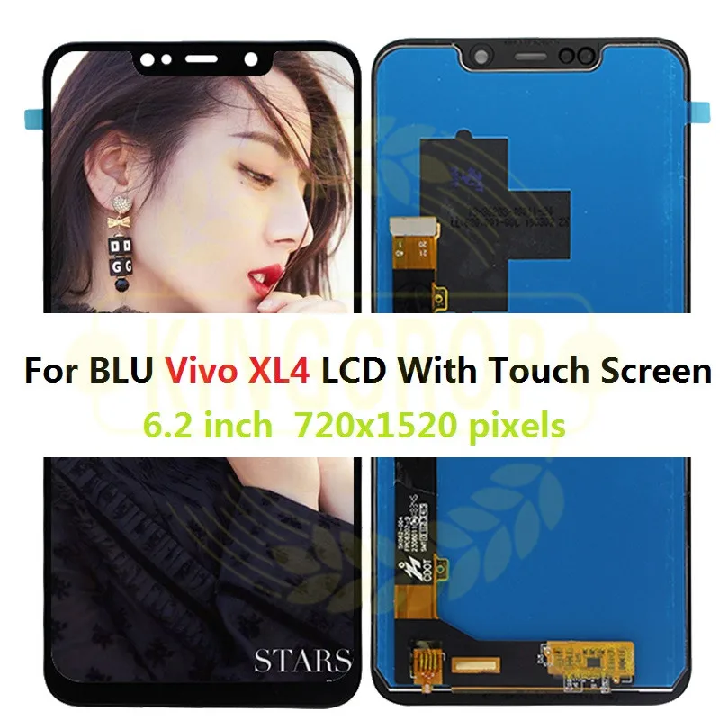 

6.2'' New Lcd Screen for Blu Vivo XL4 lcd V0350WW Display+Touch Screen Digitizer Assembly Replacement For Blu vivo XL4 Lcd