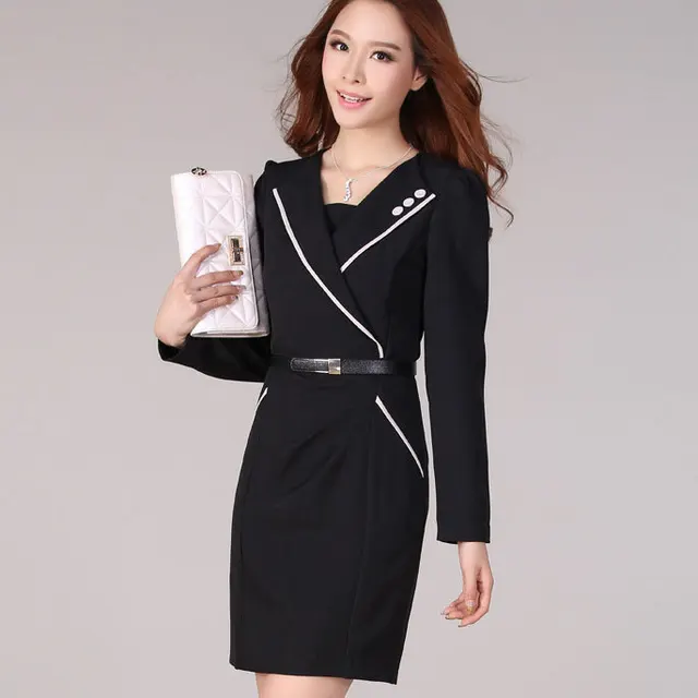 Korean Black Prom Dress