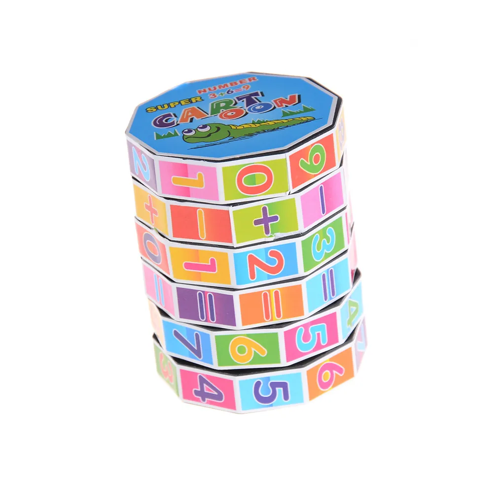 Волшебные кубики Развивающие игрушки для Для детей Математика цифровой Числа Магический кубик игрушки игра-головоломка подарок