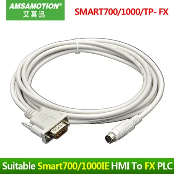 

SMART700/1000/TP-FX Suitable Siemens Smart 700 1000IE HMI Connect Mitsubishi FX Series PLC Programming Cable