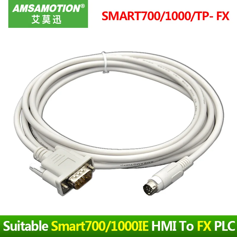 Кабель для программирования ПЛК SMART700/1000/TP FX подходящий Siemens Smart 700 1000IE HMI Connect Mitsubishi
