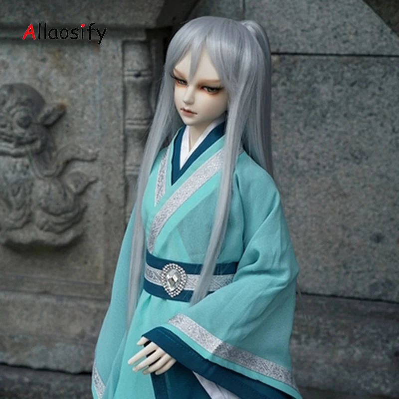 Allaosify Bjd парик/SD как кукла длинные прямые волосы парик 1/3 1/4 1/6 высокая температура кукла парик Китайский классический стиль