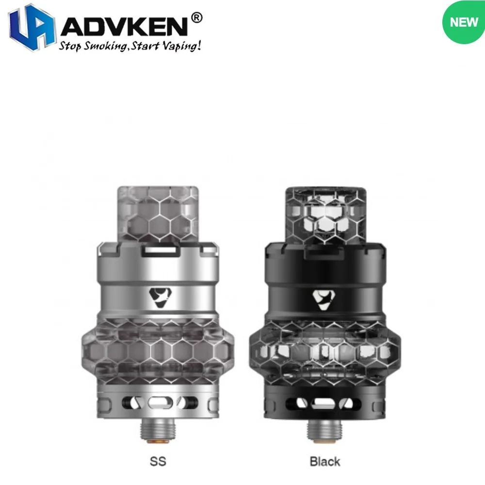 

Original Advken MANTA Tank 5ml Capacity Atomizer 24mm Tank Sliding Top Cap & Top Filling & Bottom Airflow Vape Tank Vs Manta RTA