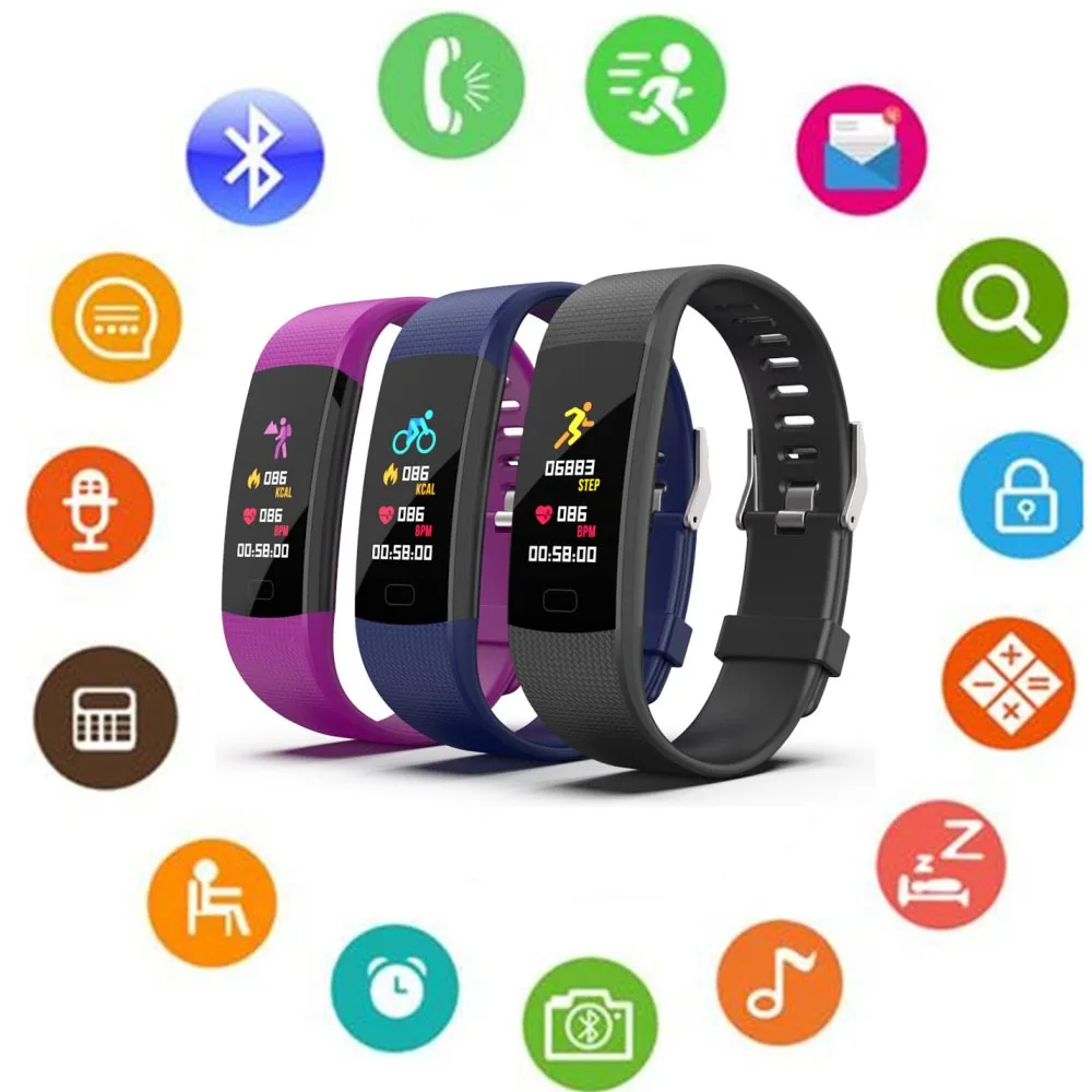 

Smart Bracelet Wristband Fitness Blood Pressure Fitness Tracker Wristband Activity Tracker Android IOS Xiomi Xaiomi Xiami xaomi